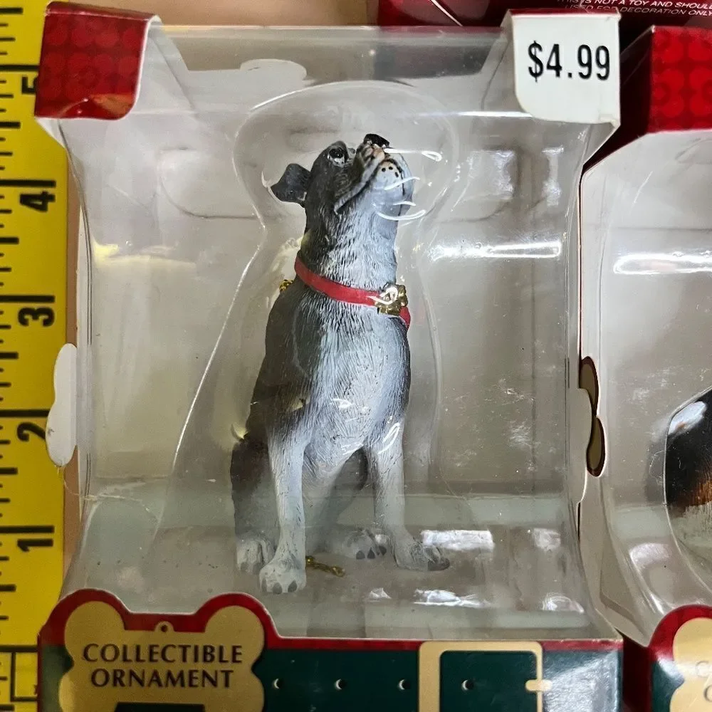 NEW 5pc Pets Dog Cat Christmas Ornaments